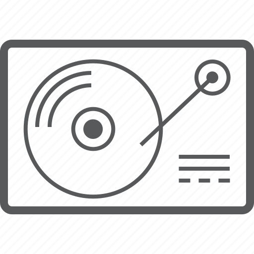 Player, vinyl, analog, audio, media, multimedia, music icon - Download on Iconfinder