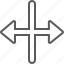 arrow, expand, horizontal 