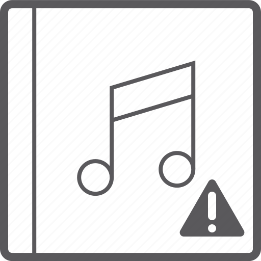 Caution, cover, music icon - Download on Iconfinder