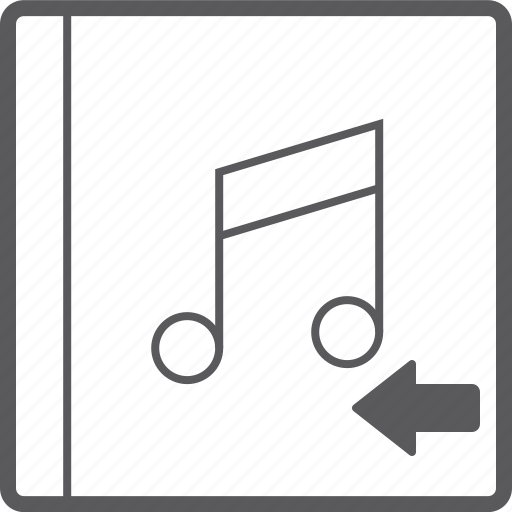 Cover, left, music icon - Download on Iconfinder
