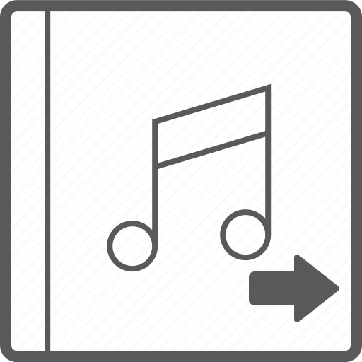 Cover, music, right icon - Download on Iconfinder