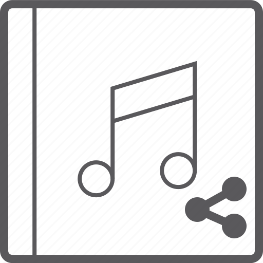 Cover, music, share icon - Download on Iconfinder