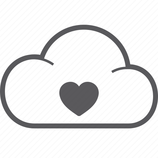 Cloud, heart icon - Download on Iconfinder on Iconfinder