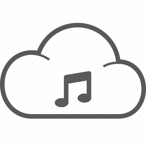 Cloud, music icon - Download on Iconfinder on Iconfinder