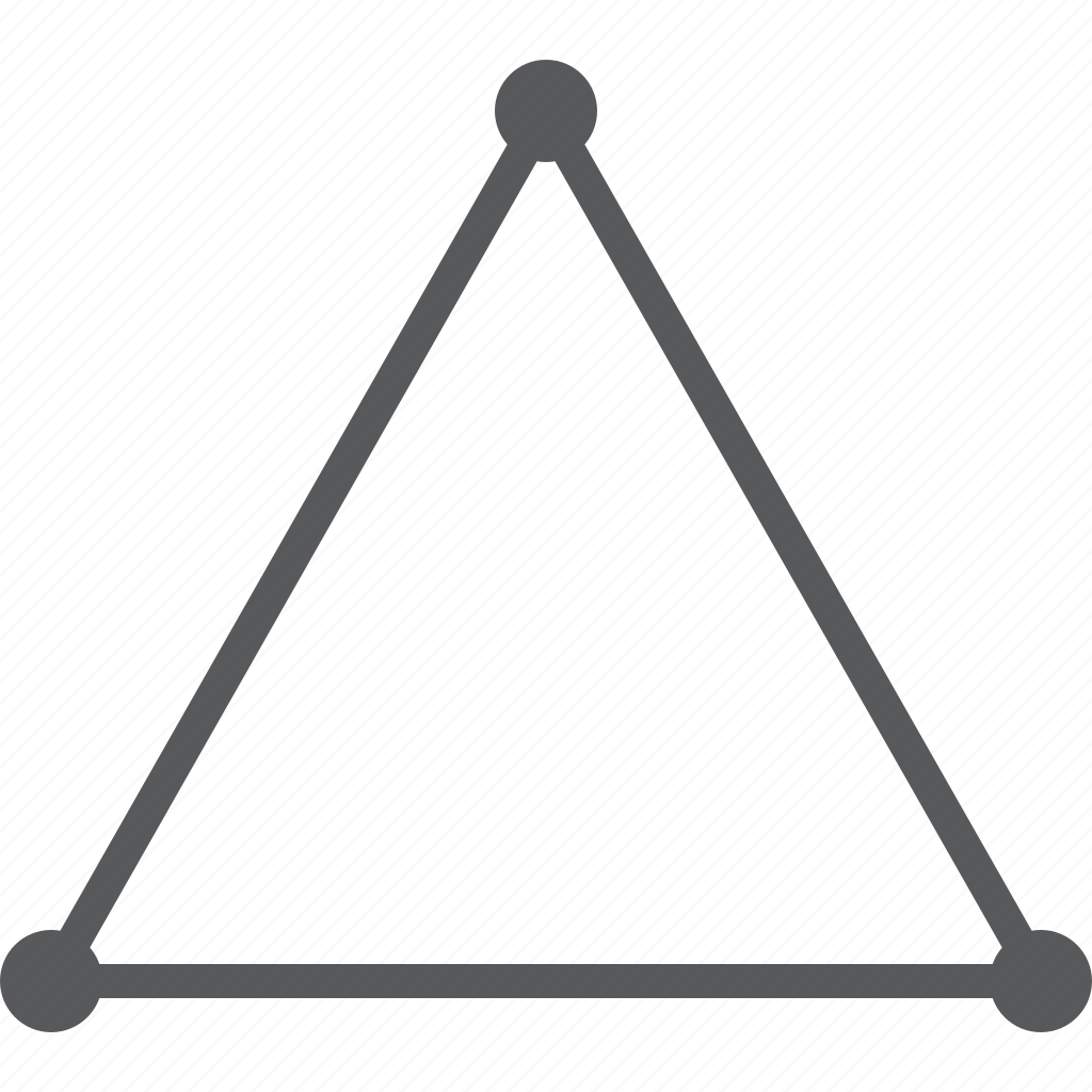 Triangle Geometry Geometry Triangle Three Points Icon Download On