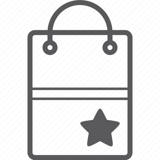 Bag, shopping, star icon - Download on Iconfinder