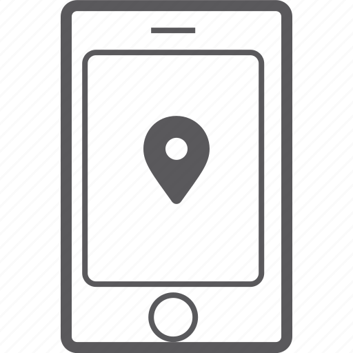 Marker, phone, smart icon - Download on Iconfinder