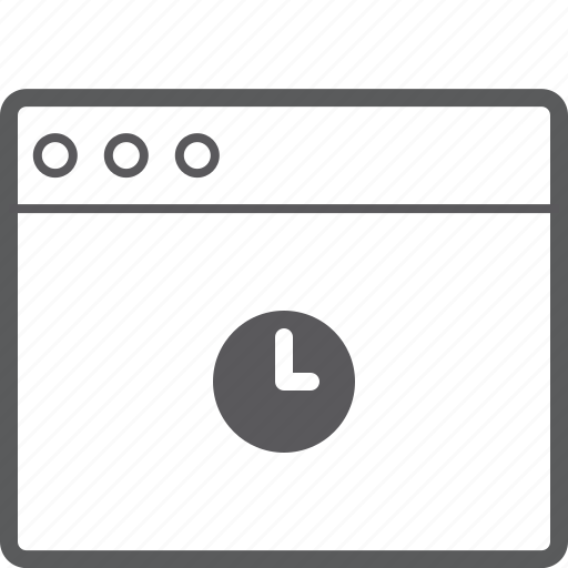 Layout, timer, website icon - Download on Iconfinder