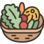 harvest, vegetable, organic, food, basket 