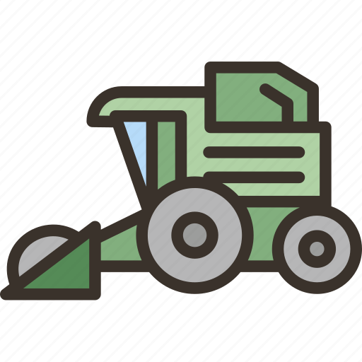 Harvester, combine, machinery, farm, agriculture icon - Download on Iconfinder