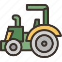 tractors, machinery, vehicle, farmland, cultivate