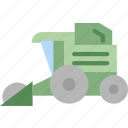 harvester, combine, machinery, farm, agriculture