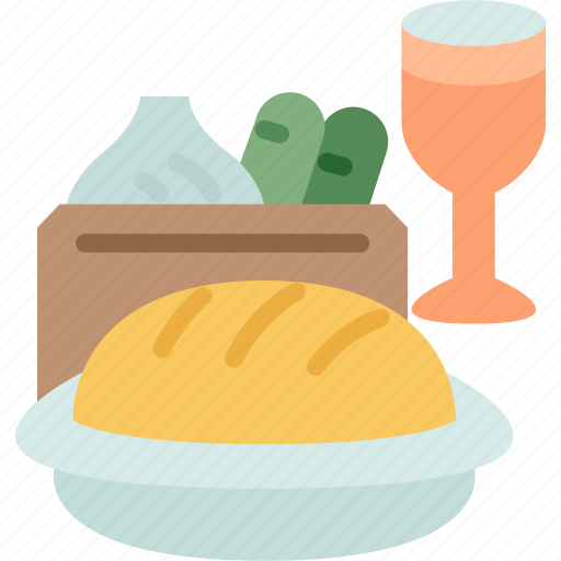 Supper, bread, food, meal, kitchen icon - Download on Iconfinder