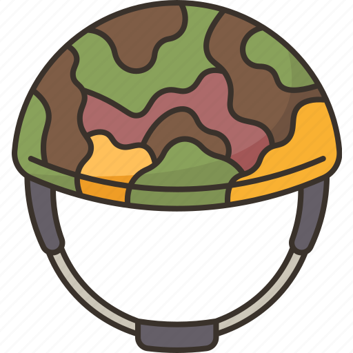 Helmet, military, army, combat, camouflage icon - Download on Iconfinder