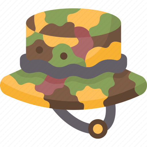 Hat, military, army, boonies, camouflage icon - Download on Iconfinder