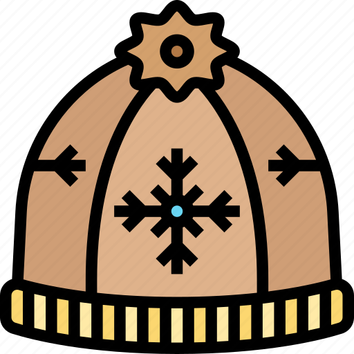 Hat, bobble, wool, winter, warm icon - Download on Iconfinder