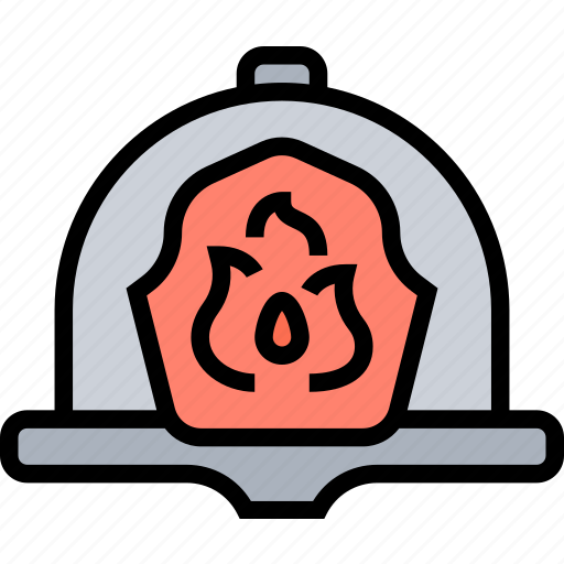 Helmet, fireman, firefighter, protective, safety icon - Download on Iconfinder