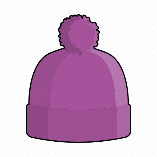 Bobble hat, bobcap, cap, clothing, headwear, winter, wool icon - Download on Iconfinder