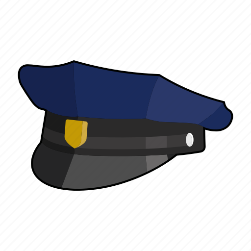 Cap, clothing, hat, head wear, police cap, uniform icon - Download on Iconfinder