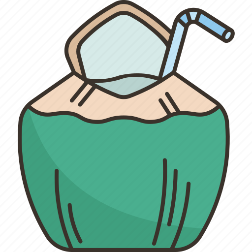 Coconut, juice, water, refreshing, beverage icon - Download on Iconfinder
