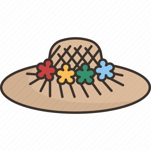 Hat, straw, hawaiian, costume, summer icon - Download on Iconfinder