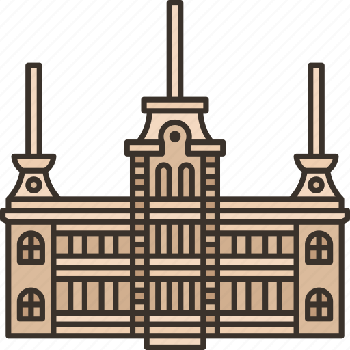 Iolani, palace, hawaii, downtown, architecture icon - Download on Iconfinder