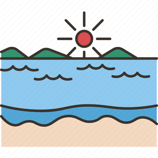 Sea, beach, ocean, tropical, vacation icon - Download on Iconfinder