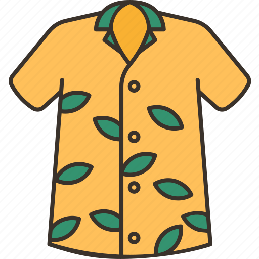 Shirt, hawaiian, cloth, aloha, fashion icon - Download on Iconfinder