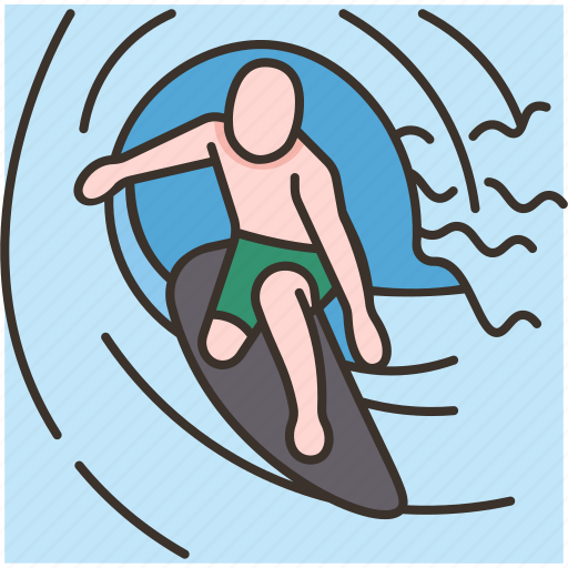 Surfer, wave, ocean, beach, adventure icon - Download on Iconfinder