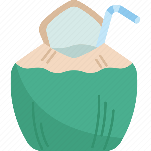 Coconut, juice, water, refreshing, beverage icon - Download on Iconfinder