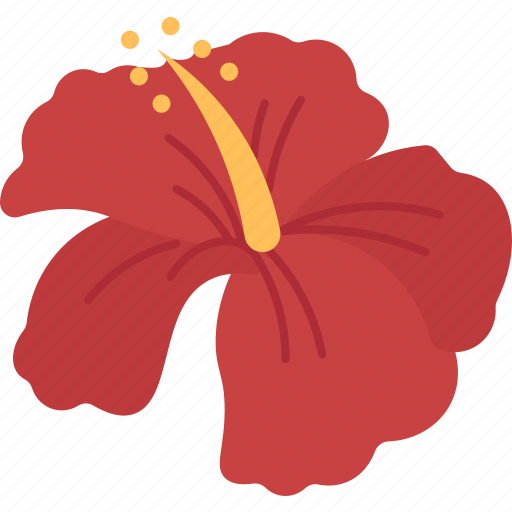 Hibiscus, flower, bloom, plant, tropical icon - Download on Iconfinder