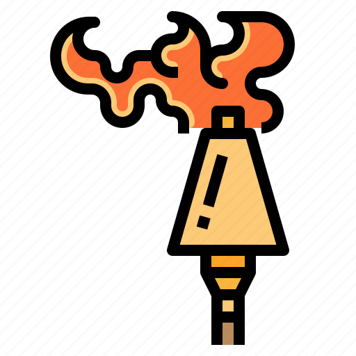 Fire, flame, hawaii, light, torch icon - Download on Iconfinder