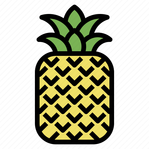 Fruit, hawaii, natural, organic, pineapple icon - Download on Iconfinder