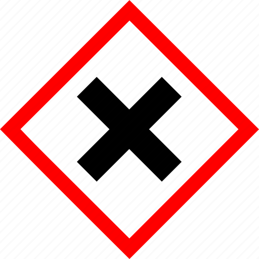 Hazard symbols, industrial, irritant icon - Download on Iconfinder
