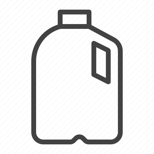 Can, canister, jerry, jug, milk, plastic icon - Download on Iconfinder