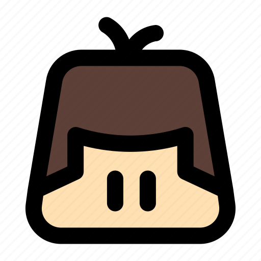 Avatar, boy, brown hair, face icon - Download on Iconfinder