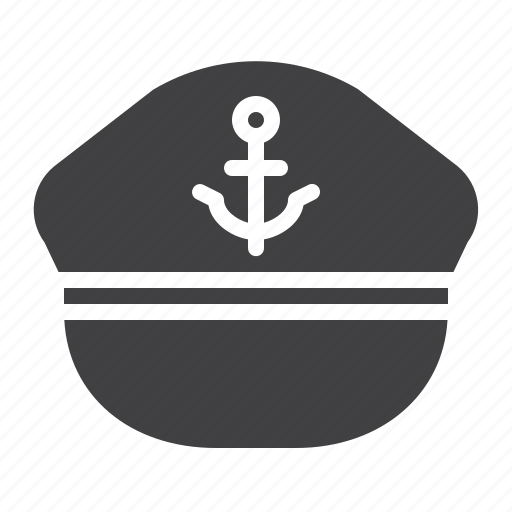 Hat, captain, marine, cap icon - Download on Iconfinder