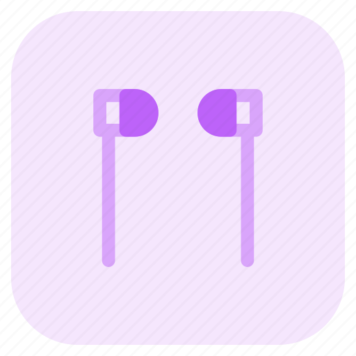 Earphone, music, earphones, wired icon - Download on Iconfinder
