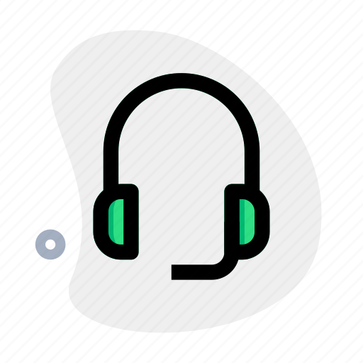 Headset, music, earphones, mic icon - Download on Iconfinder