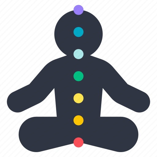 Chakra, healing, crystal, stone, flow, meditation, energy icon - Download on Iconfinder