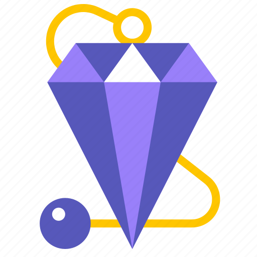Pendulum, healing, crystal, stone, flow, quartz, energy icon - Download on Iconfinder