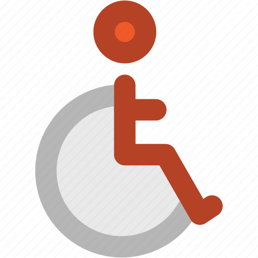 Disability, disabled, disabled parking, handicap, paraplegic, sign, unfitness icon - Download on Iconfinder