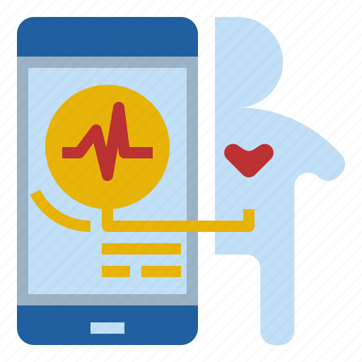 Check, health, heart, mobile, monitoring, rate, status icon - Download on Iconfinder