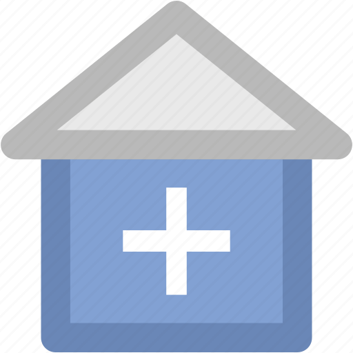 Building, clinic, dispensary, hospital, medical center, nursing home, polyclinic icon - Download on Iconfinder