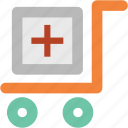 chemist, medical box, medical cart, medical store, medical supplies, medicines, pharmacy symbol