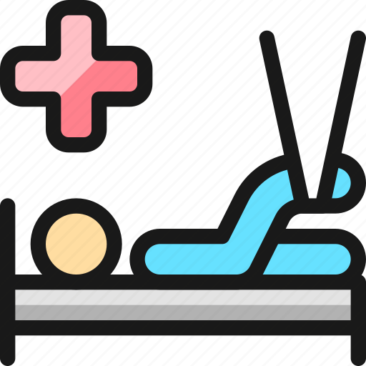 Bandage, leg, hanging, hospital icon - Download on Iconfinder