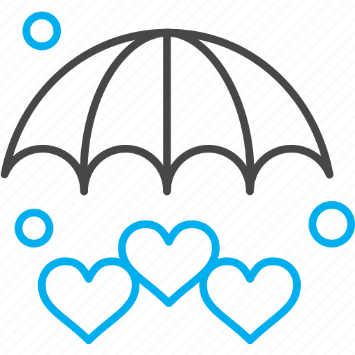 Heart, saving, umbrella icon - Download on Iconfinder
