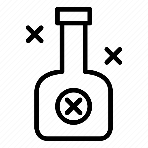 Bottle, danger, poison, liquid, toxic icon - Download on Iconfinder