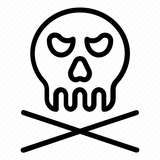 1, skull, crossbones, danger, poison, warning icon - Download on Iconfinder