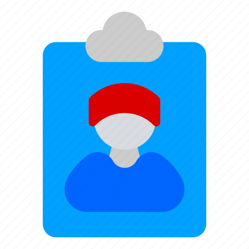 Clipboard, user, nurse, medical, diagnosis icon - Download on Iconfinder